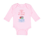 Long Sleeve Bodysuit Baby I Can T Even Walk Yet but I Already Love Palestine - Cute Rascals