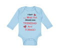 Long Sleeve Bodysuit Baby I Can T Even Walk Yet Already Love Trinidad and Tobago