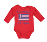 Long Sleeve Bodysuit Baby Part Greek All Trouble Boy & Girl Clothes Cotton