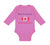 Long Sleeve Bodysuit Baby Made in America with Canadian Parts Style A Cotton