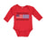 Long Sleeve Bodysuit Baby Made in America with Greek Parts Boy & Girl Clothes