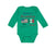 Long Sleeve Bodysuit Baby Made in America with Mexican Parts Style A Cotton