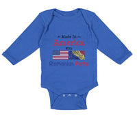 Long Sleeve Bodysuit Baby Made in America with Romanian Parts Boy & Girl Clothes