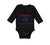 Long Sleeve Bodysuit Baby Made in America with Australian Parts Cotton