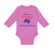 Long Sleeve Bodysuit Baby Made in America with Australian Parts Cotton