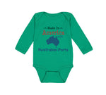 Long Sleeve Bodysuit Baby Made in America with Australian Parts Cotton