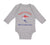 Long Sleeve Bodysuit Baby Made in America with Croatian Parts Boy & Girl Clothes