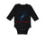 Long Sleeve Bodysuit Baby Made in America with Chamorro Guam Parts Cotton