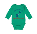 Long Sleeve Bodysuit Baby Made in America with Chamorro Guam Parts Cotton
