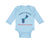 Long Sleeve Bodysuit Baby Made in America with Chamorro Guam Parts Cotton