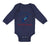 Long Sleeve Bodysuit Baby Made in America with Chamorro Guam Parts Cotton