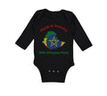 Long Sleeve Bodysuit Baby Made in America with Ethiopian Parts Cotton