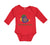 Long Sleeve Bodysuit Baby Made in America with Ethiopian Parts Cotton