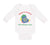 Long Sleeve Bodysuit Baby Made in America with Ethiopian Parts Cotton