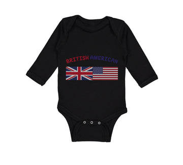 Long Sleeve Bodysuit Baby British American Boy & Girl Clothes Cotton