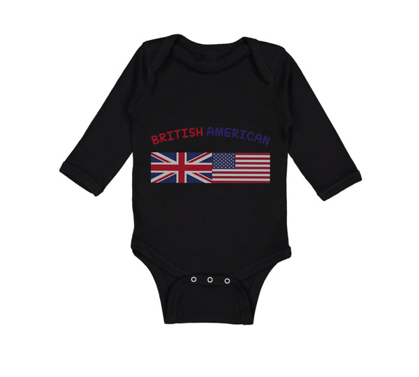 Long Sleeve Bodysuit Baby British American Boy & Girl Clothes Cotton - Cute Rascals