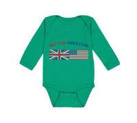 Long Sleeve Bodysuit Baby British American Boy & Girl Clothes Cotton - Cute Rascals