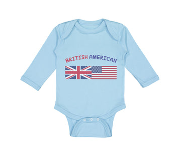 Long Sleeve Bodysuit Baby British American Boy & Girl Clothes Cotton