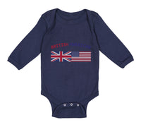 Long Sleeve Bodysuit Baby British American Boy & Girl Clothes Cotton - Cute Rascals