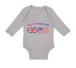 Long Sleeve Bodysuit Baby British American Boy & Girl Clothes Cotton - Cute Rascals