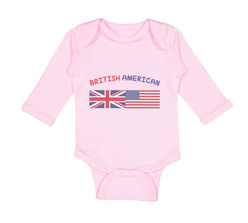 Long Sleeve Bodysuit Baby British American Boy & Girl Clothes Cotton