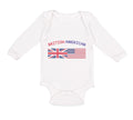 Long Sleeve Bodysuit Baby British American Boy & Girl Clothes Cotton