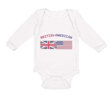 Long Sleeve Bodysuit Baby British American Boy & Girl Clothes Cotton