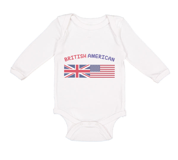 Long Sleeve Bodysuit Baby British American Boy & Girl Clothes Cotton - Cute Rascals