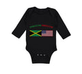 Long Sleeve Bodysuit Baby Jamaican American Boy & Girl Clothes Cotton