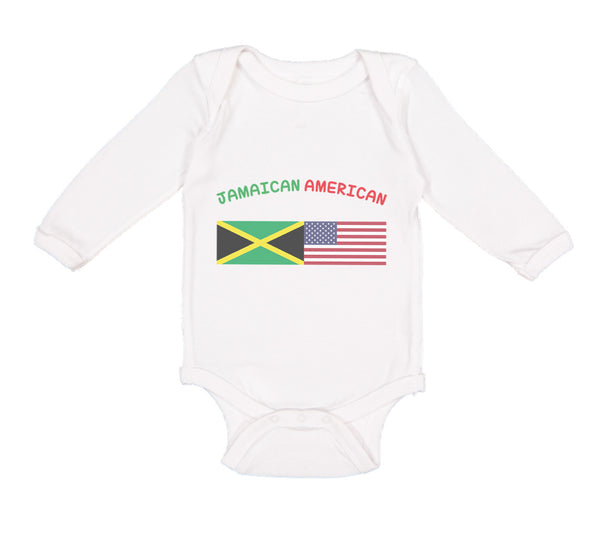 Long Sleeve Bodysuit Baby Jamaican American Boy & Girl Clothes Cotton