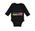 Long Sleeve Bodysuit Baby Ukrainian American Boy & Girl Clothes Cotton