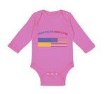 Long Sleeve Bodysuit Baby Ukrainian American Boy & Girl Clothes Cotton