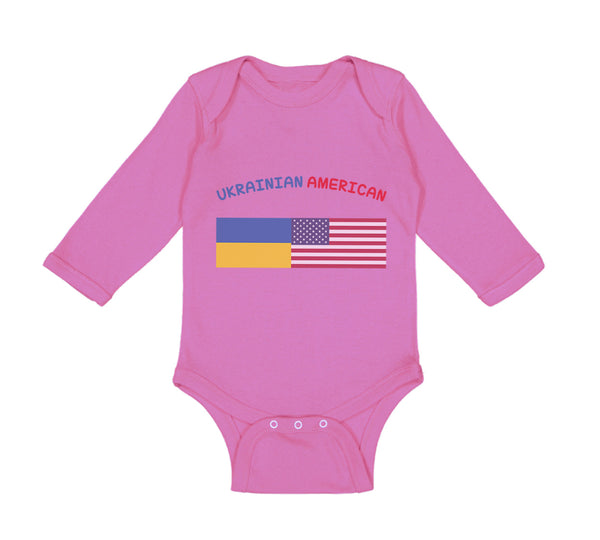 Long Sleeve Bodysuit Baby Ukrainian American Boy & Girl Clothes Cotton