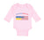 Long Sleeve Bodysuit Baby Ukrainian American Boy & Girl Clothes Cotton