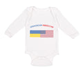 Long Sleeve Bodysuit Baby Ukrainian American Boy & Girl Clothes Cotton