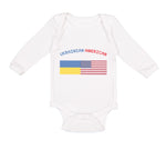 Long Sleeve Bodysuit Baby Ukrainian American Boy & Girl Clothes Cotton