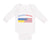 Long Sleeve Bodysuit Baby Ukrainian American Boy & Girl Clothes Cotton