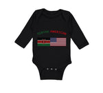 Long Sleeve Bodysuit Baby Kenyan American Boy & Girl Clothes Cotton