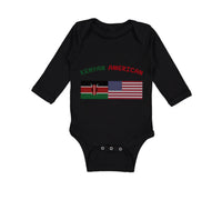 Long Sleeve Bodysuit Baby Kenyan American Boy & Girl Clothes Cotton