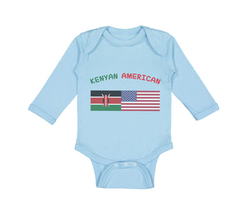 Long Sleeve Bodysuit Baby Kenyan American Boy & Girl Clothes Cotton