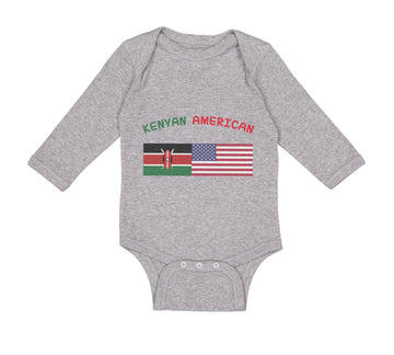 Long Sleeve Bodysuit Baby Kenyan American Boy & Girl Clothes Cotton