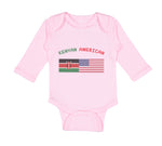 Long Sleeve Bodysuit Baby Kenyan American Boy & Girl Clothes Cotton