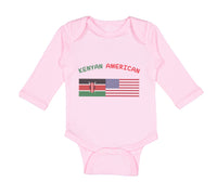 Long Sleeve Bodysuit Baby Kenyan American Boy & Girl Clothes Cotton