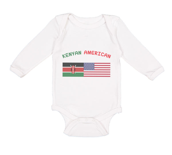Long Sleeve Bodysuit Baby Kenyan American Boy & Girl Clothes Cotton