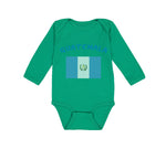 Long Sleeve Bodysuit Baby Guatemala Country Flag Baby Boy & Girl Clothes Cotton - Cute Rascals