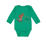 Long Sleeve Bodysuit Baby Funny Shrimp Saying Lil Shrimp Seafood Cotton - Cute Rascals