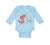 Long Sleeve Bodysuit Baby Funny Shrimp Saying Lil Shrimp Seafood Cotton - Cute Rascals