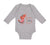 Long Sleeve Bodysuit Baby Funny Shrimp Saying Lil Shrimp Seafood Cotton - Cute Rascals