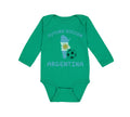 Long Sleeve Bodysuit Baby Future Soccer Player Argentina Boy & Girl Clothes