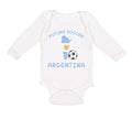 Long Sleeve Bodysuit Baby Future Soccer Player Argentina Boy & Girl Clothes